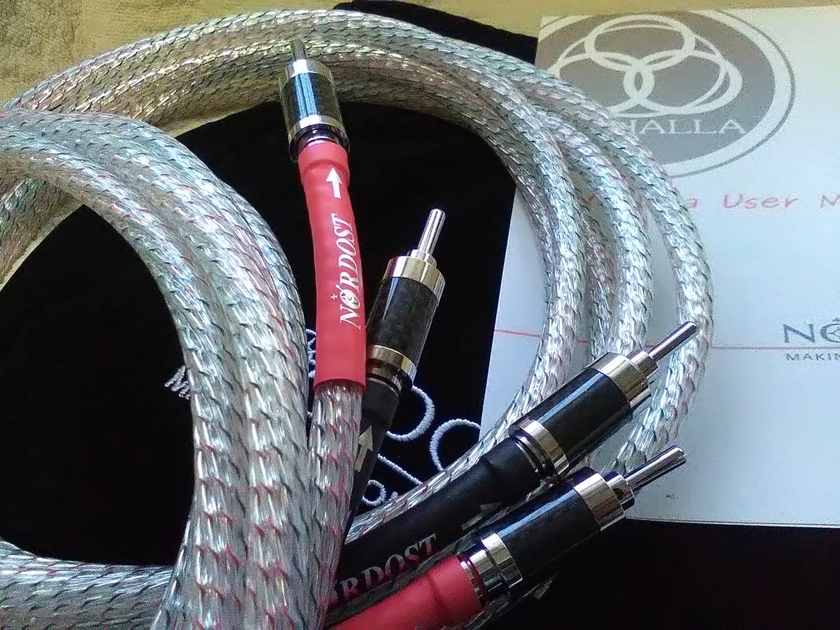 [ free shipping SP-39]Nordost Valhalla series loud speaker cable 2.0m 4ps.