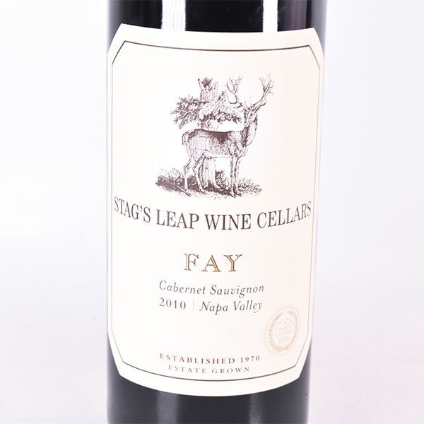 ★スタッグス リープ ワイン セラーズ フェイ 2010年 赤 750ml 14.5% ナパヴァレー STAG'S LEAP A010445