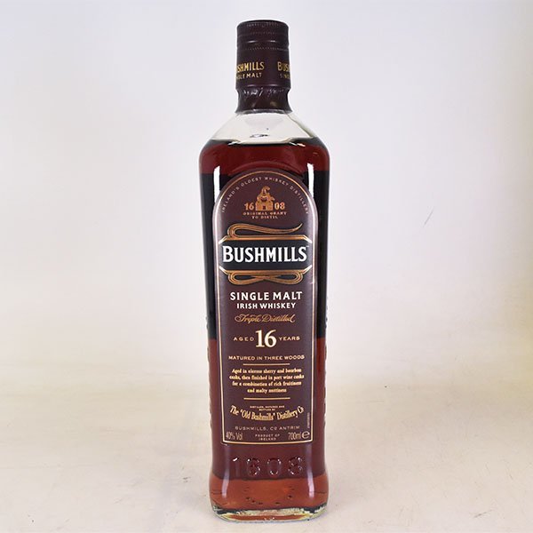 ★ブッシュミルズ 16年 ＊箱付 ※ 700ml 40% アイリッシュウイスキー BUSHMILLS A010191_画像2