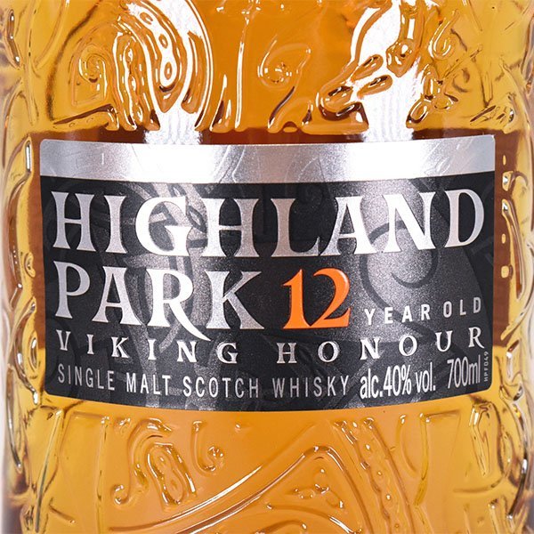 ★ハイランドパーク 12年 ヴァイキング オナー ＊グラス 箱付 700ml 40% アイランズ HIGHLAND PARK VIKING HONOUR A010322_画像3