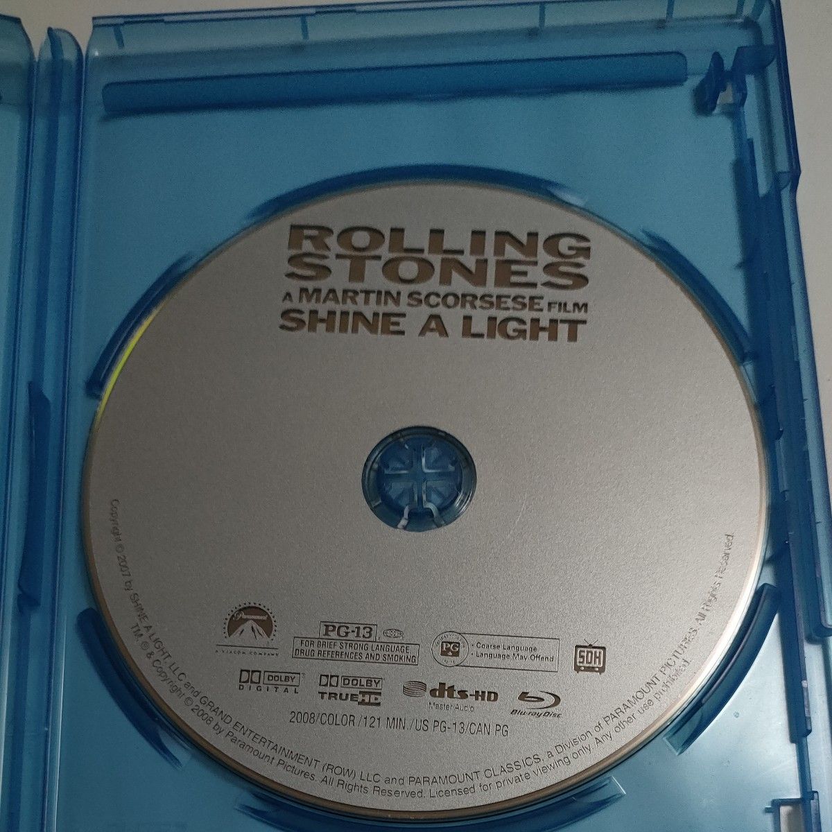 海外版　輸入盤　ROLLING STONES ローリング・ストーンズSHINE A LIGHT ブルーレイ Blu ray