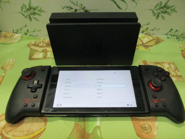 Nintendo Switch ニンテンドースイッチ HAC-001 本体 + HORIコントローラー + ドッグ_画像1