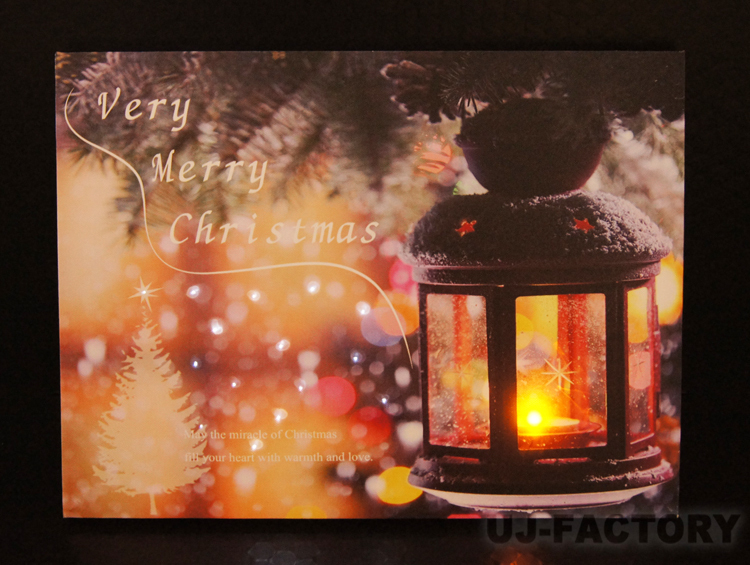 【即納！】★LED・ライトアップキャンバス (44-012)★キャンドルが灯るLEDキャンバス/クリスマスにお勧め♪_画像2