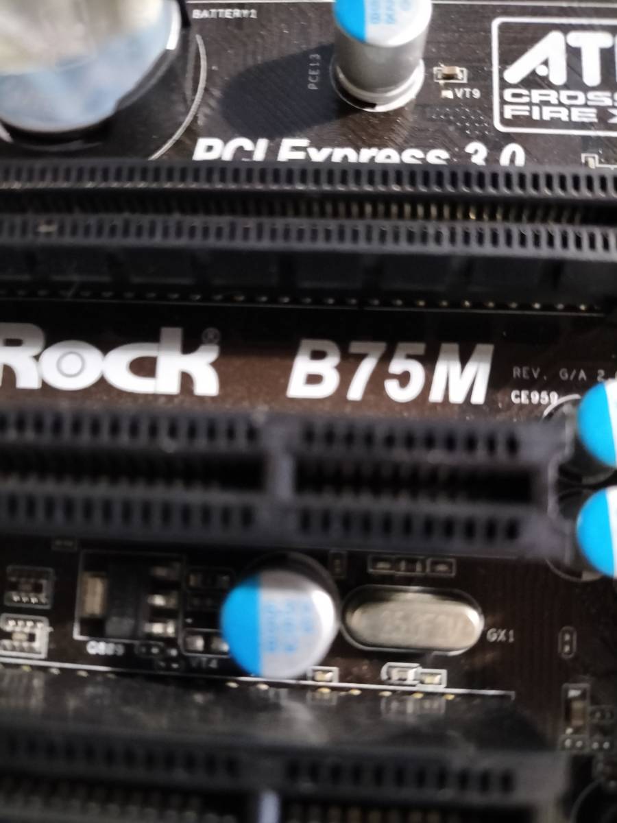 ★ASROCK B75M R2.0 LGA1155 B75 MATX●マザーボード_画像3