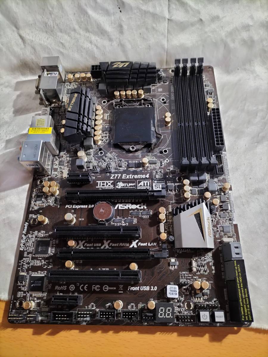 ★ASRock Z77 Extreme4 LGA1155 Ｚ77 ATX●マザーボードの画像2