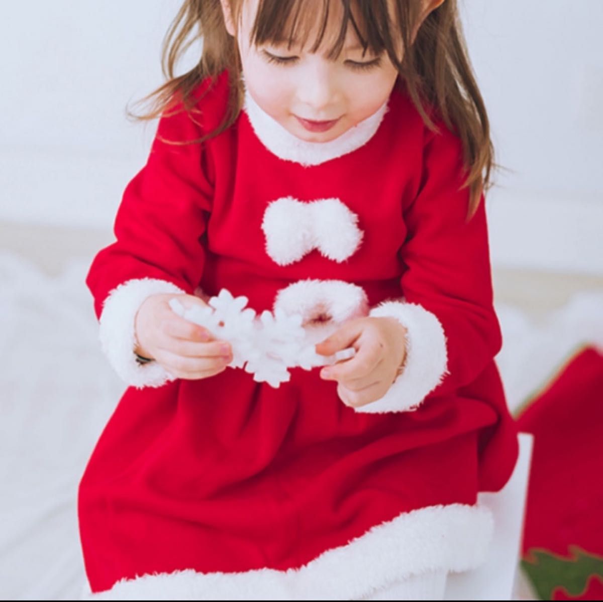 サンタ 100サイズ 女の子 コスプレ セット 子ども 子供 キッズ パーティ