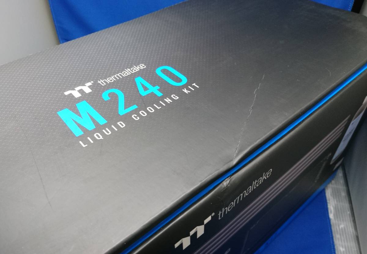 [ unopened ]Thermaltake( thermal Take ) CL-W216-CU00SW-A classical water cooling kit Pacific M240 hard tube RGB