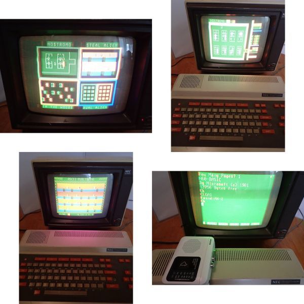 【動作品】PC-6001 ASCII アスキー AX-2 宇宙輸送船ノストロモ 他計４ゲーム入り★レトロゲーム カセットテープ マイコン ゲームの画像3