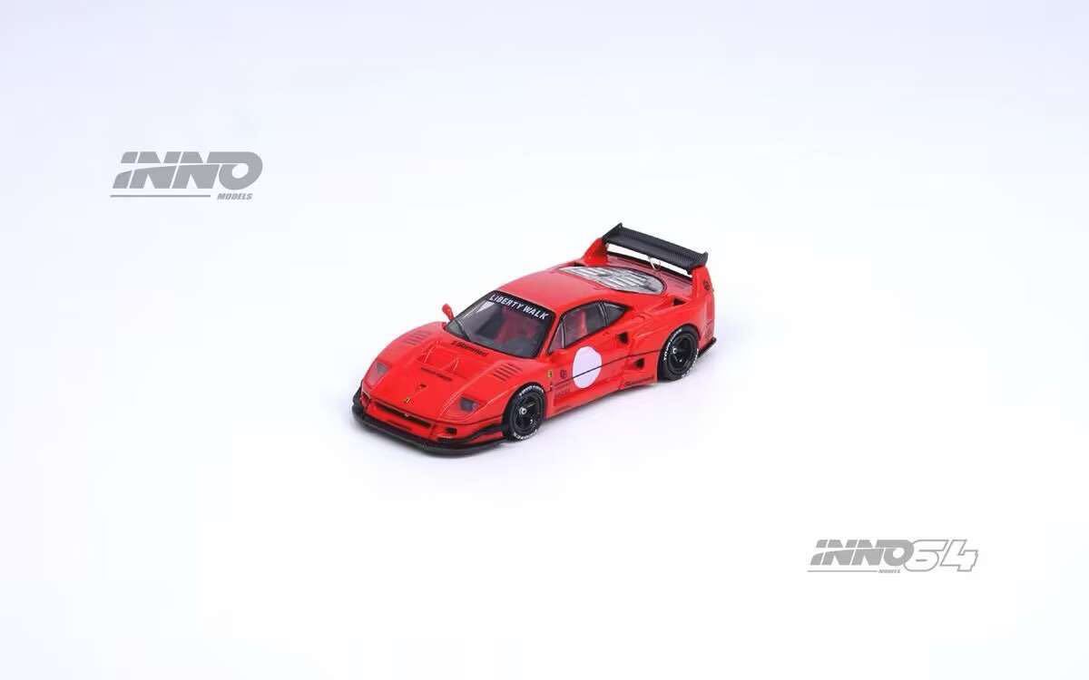 1/64 inno フェラーリ　LBWK F40 赤 デカール付き_画像3