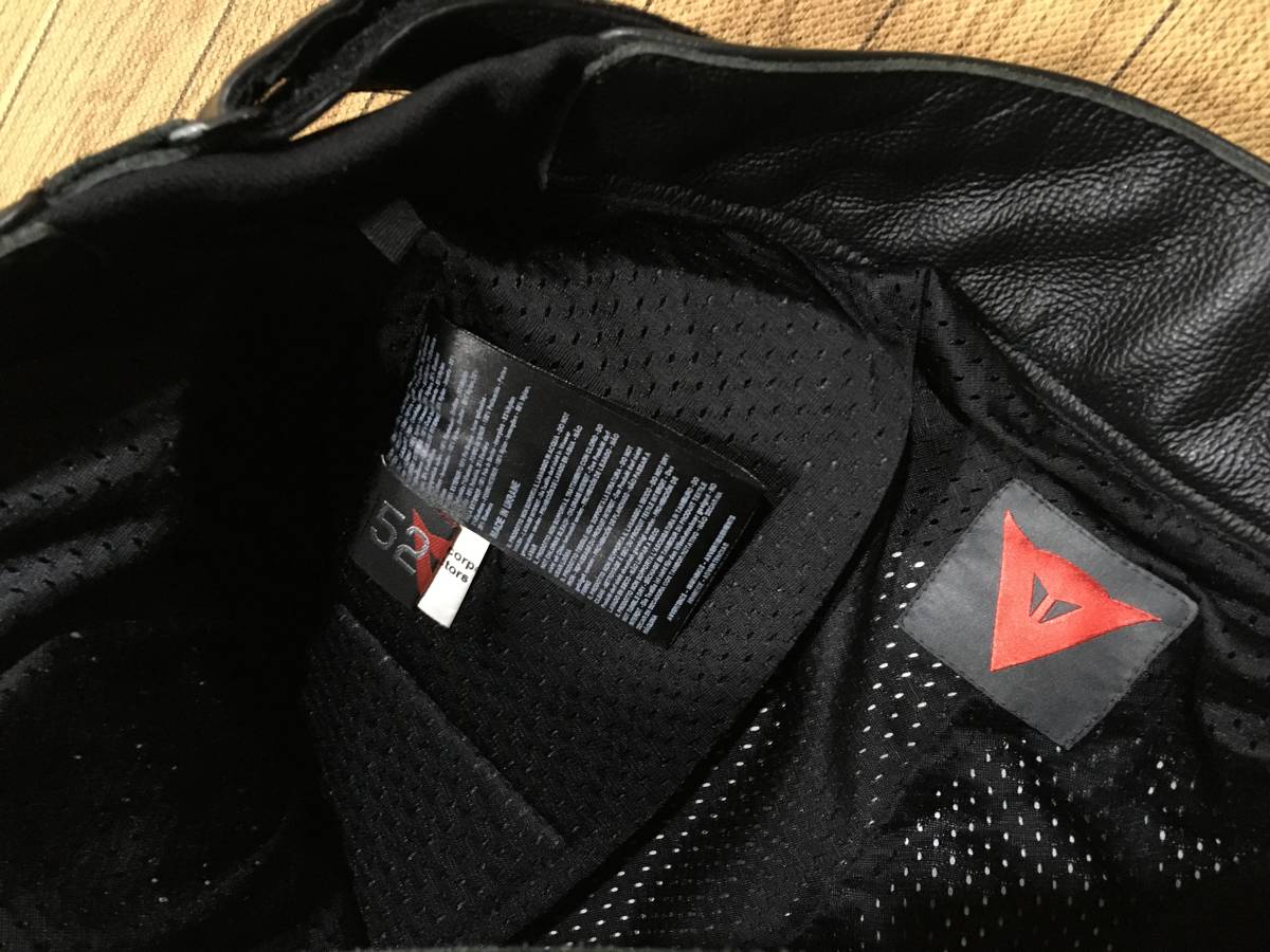 DAINESE DELTA PRO 牛革製ブーツイン/アウト兼用 レーシングレザーパンツ LL-XLサイズ(表記EU/52）ウエスト幅84-90cm 身長174-178cm 良品_画像9