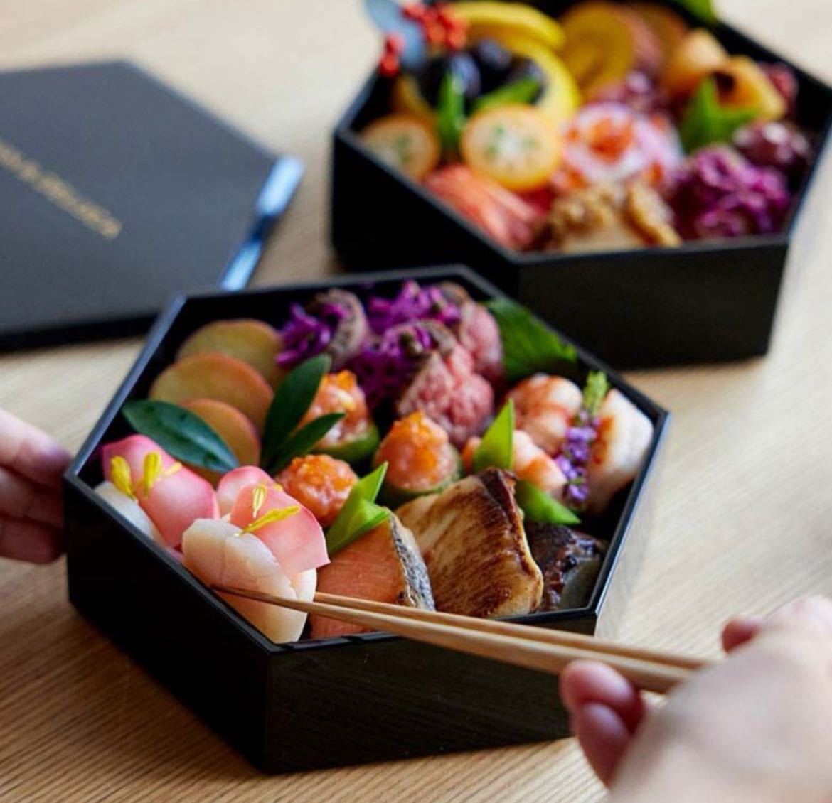 Dean Deluca ディーンアンドデルーカ 六角形 限定 お重 重箱 - 食器 Dean Deluca ディーンアンドデルーカ 六角形 限定 お重 重箱 - 食器