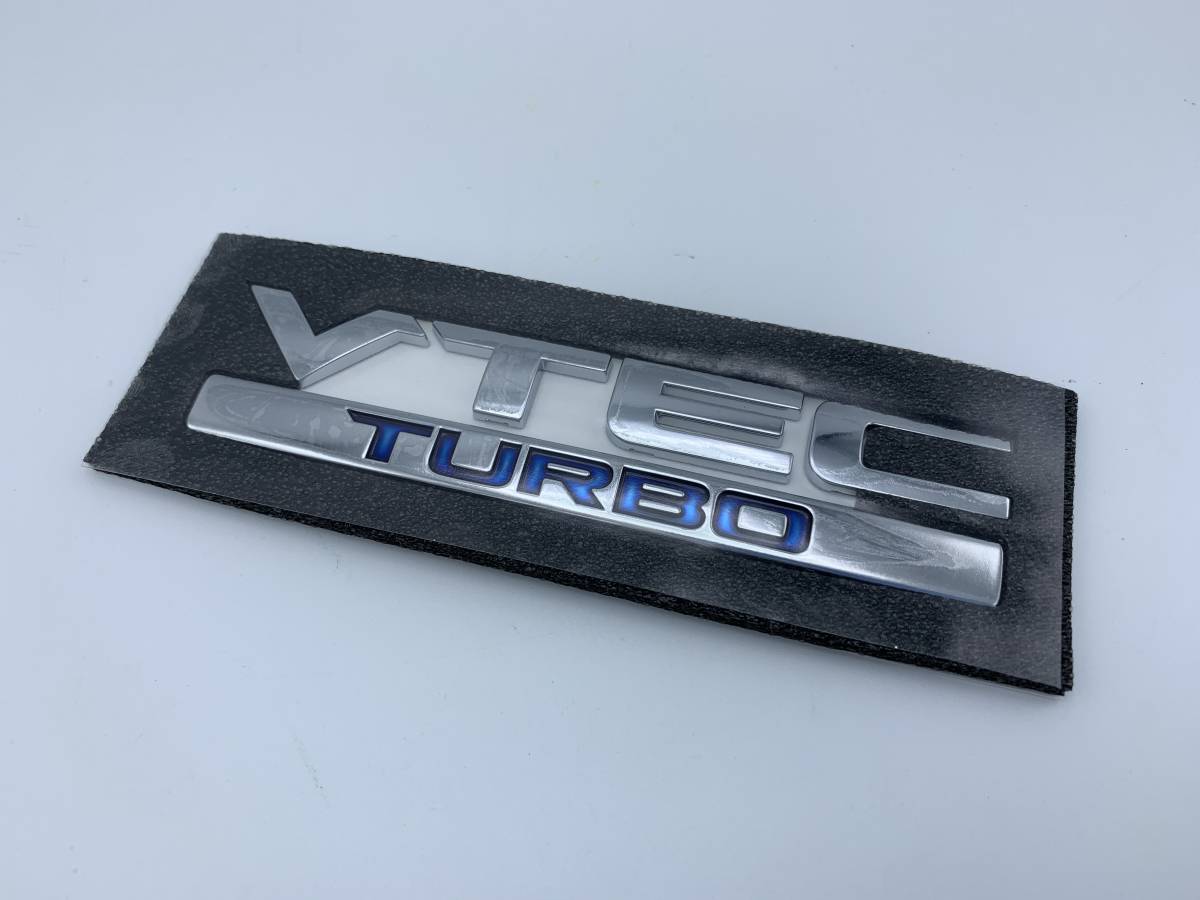 【送料無料】海外 ホンダ純正 エンブレム VTEC TURBO HONDA GENUINE EMBLEM CR-V RW1 RW2_ホンダ純正エンブレム