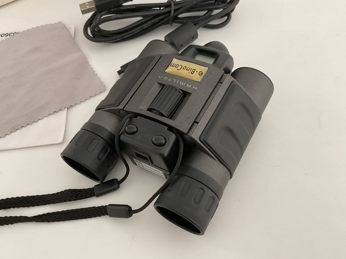 e-binocam x-1-HAMILTONbino cue la digital camera X-1 no5733× Hamilton, binoculars collaboration binoculars rare article 