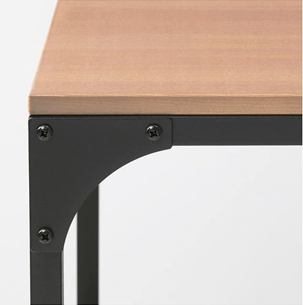 * IKEA Ikea * FJALLBOfi патрубок кофе стол, черный <90x46 cm>2h