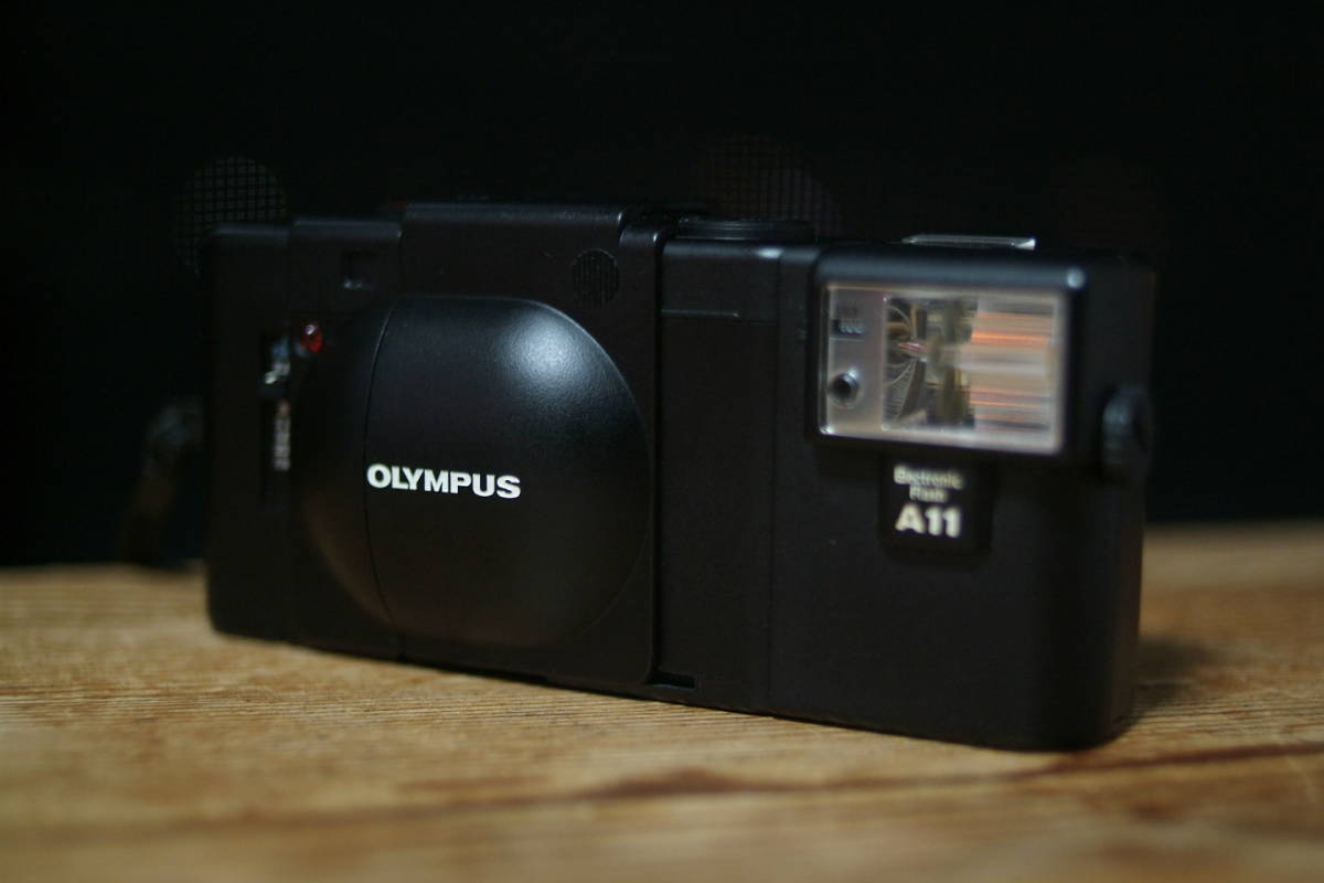 【1203-5】OLYMPUS オリンパス XA A11 Electric Flash F-ZUIKO 35mm F2.8 _画像1