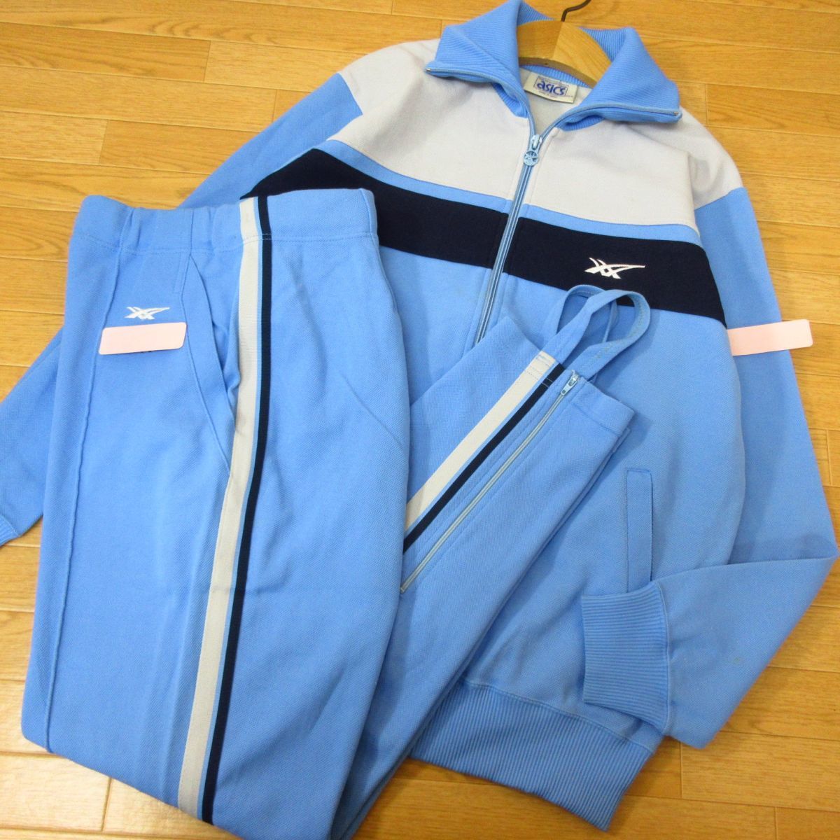 ◎希少 70s 80s!L 上下セット!asics アシックス 昭和 レトロ ◎希少 70s 80s!L 上下セット!asics アシックス 昭和 レトロ