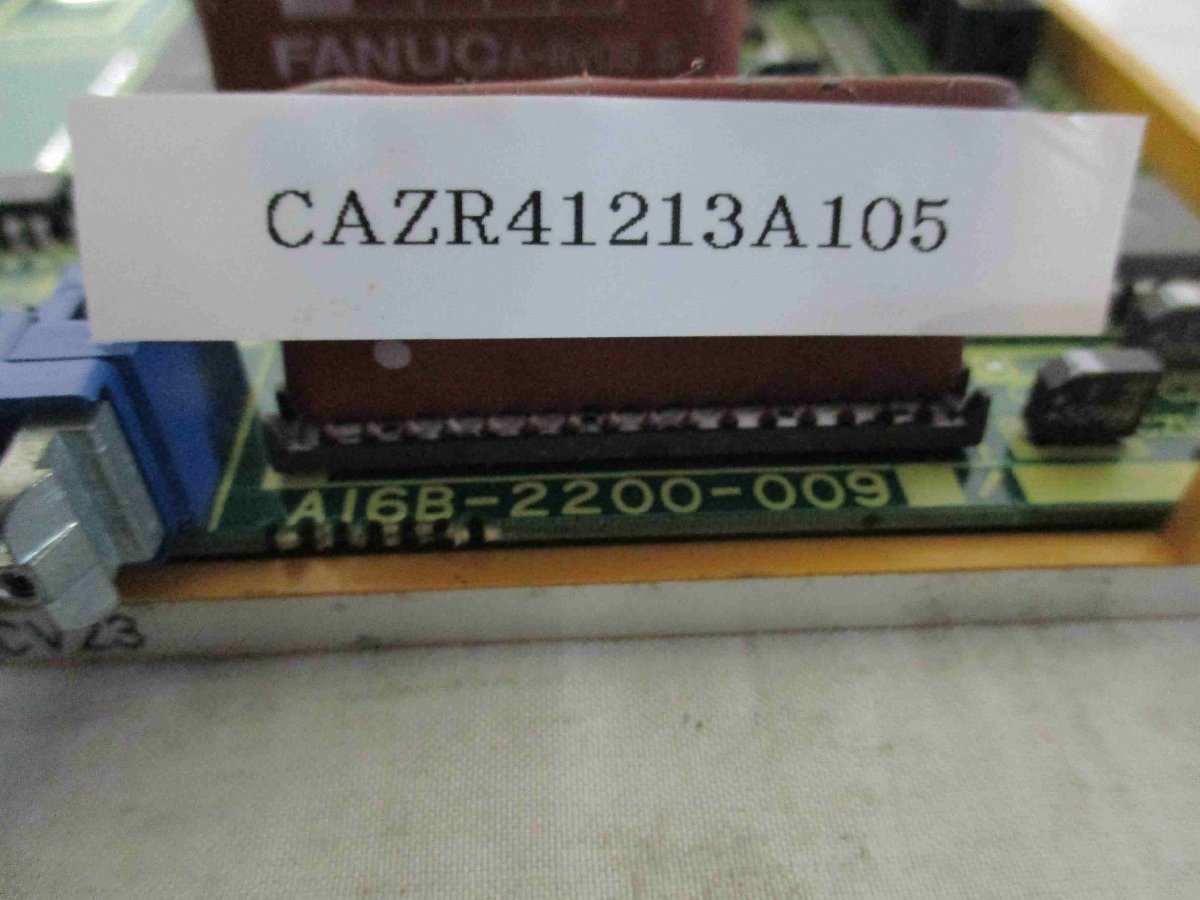 中古 FANUC CIRCUIT BOARD A16B-2200-009(CAZR41213A105)_画像2