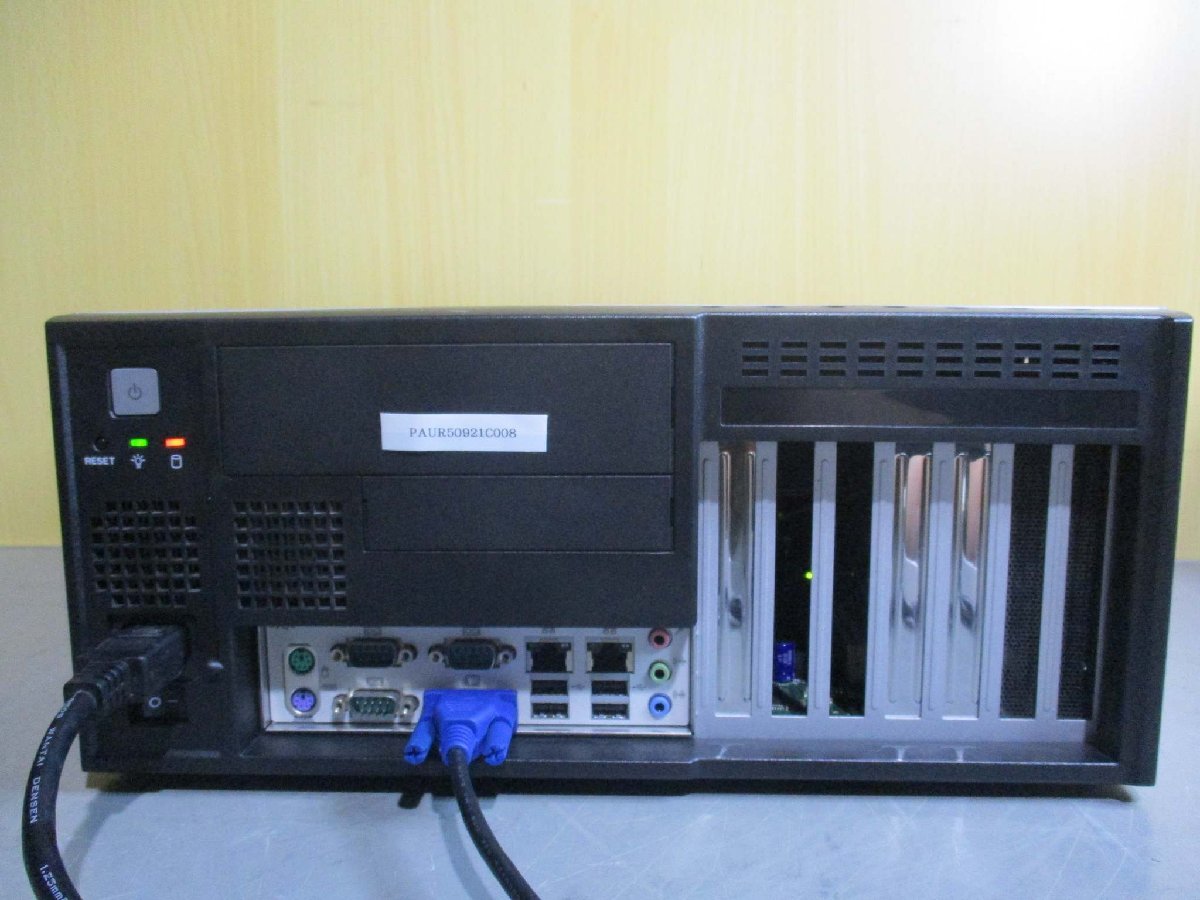 中古 ADVANTECH IPC-7120/MLT TT1009-141 AC 100V ＜通電OK＞(PAUR50921C008)_画像1