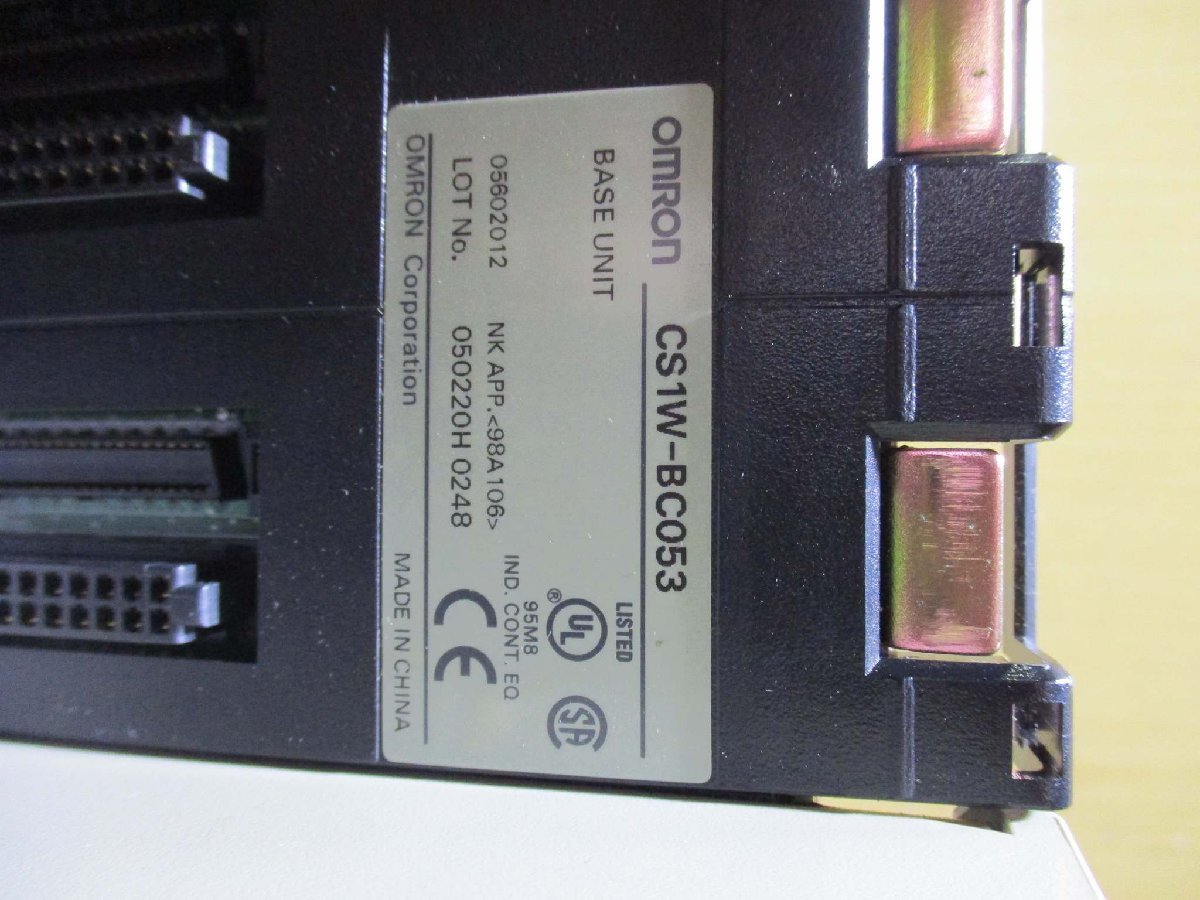 中古 OMRON POWER SUPPLY UNIT C200HW-PA204/CS1W-BC053/CS1G-CPU45H/OD211/ID211/AD041-V1(R51002BHA005)_画像4