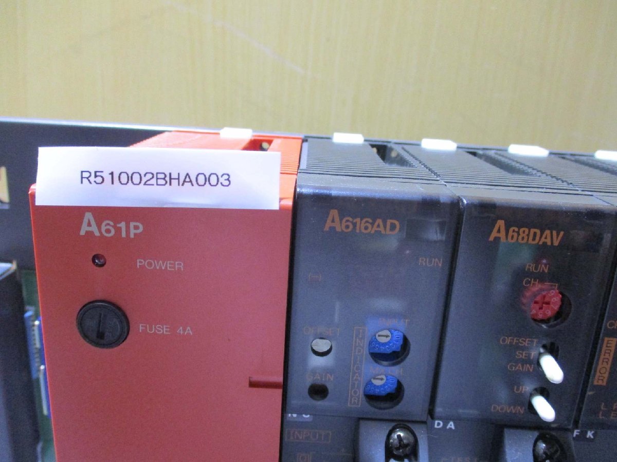 中古 MITSUBISHI CONTROLLER A61P/A616AD/A68DAV/AJ61QBT11*2 中古 MITSUBISHI CONTROLLER A61P/A616AD/A68DAV/AJ61QBT11*2