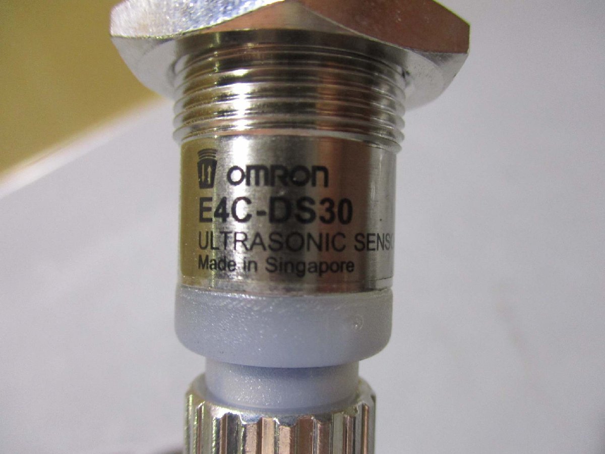 中古 OMRON E4C-UDA11AN/ULTRASONIC SENSOR E4C-DS30(R50927AEB004)_画像4