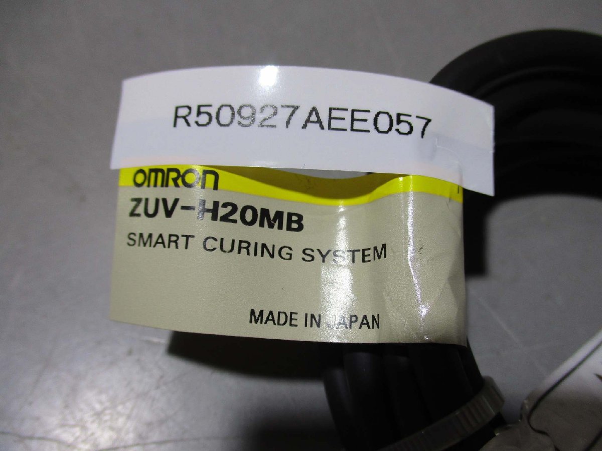 中古 OMRON SMART CURING SYSTEM ZUV-H20MB UV-LED照射器ヘッドユニット(R50927AEE057)_画像2