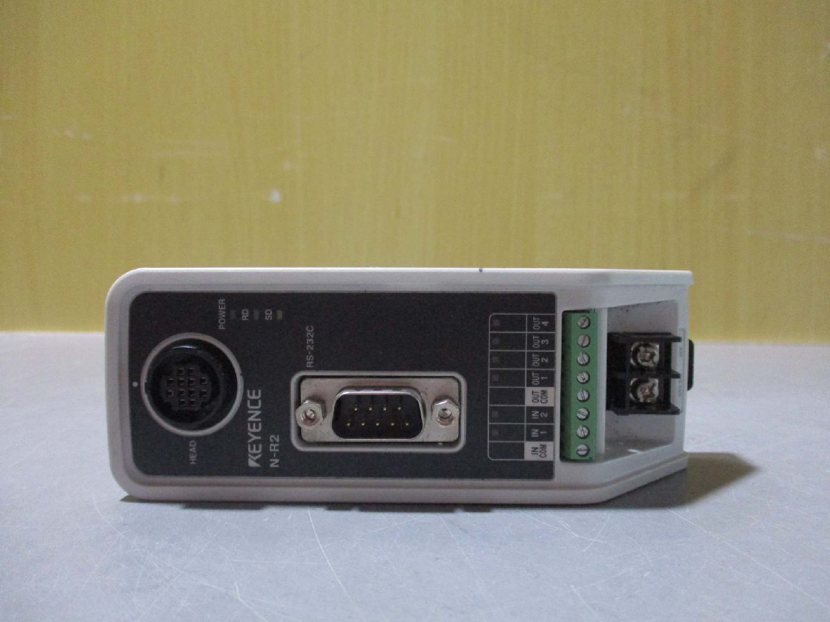 中古 KEYENCE N-R2 バーコード装置用 Ethernet 専用通信装置(R50927AEE002)_画像4