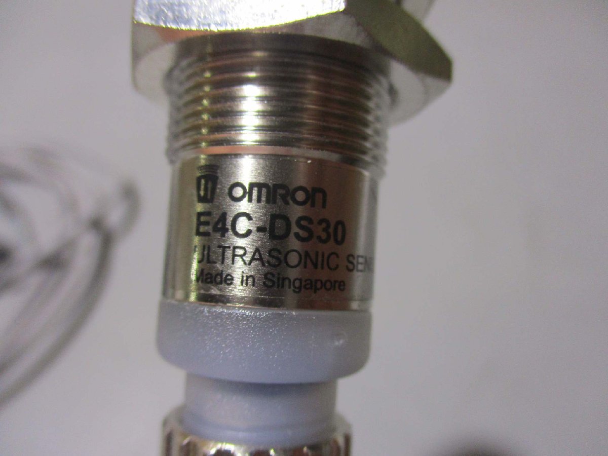 中古 OMRON E4C-UDA11AN/ULTRASONIC SENSOR E4C-DS30(R50927AEB005)_画像4