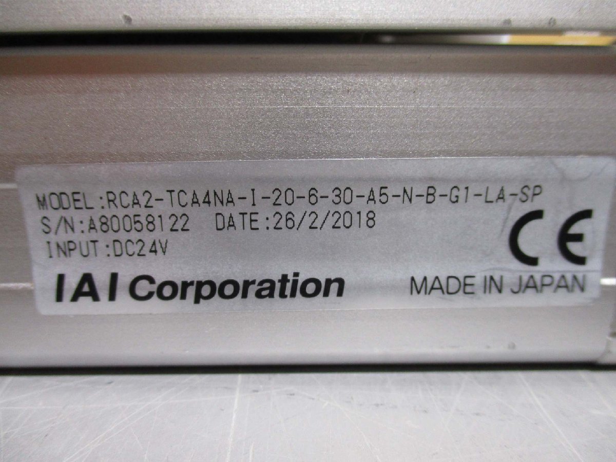 中古 IAI RCA2-TCA4NA-I-20-6-30-A5-N-B-G1-LA-SP ロボシリンダ 中古 IAI RCA2-TCA4NA-I-20-6-30-A5-N-B-G1-LA-SP ロボシリンダ