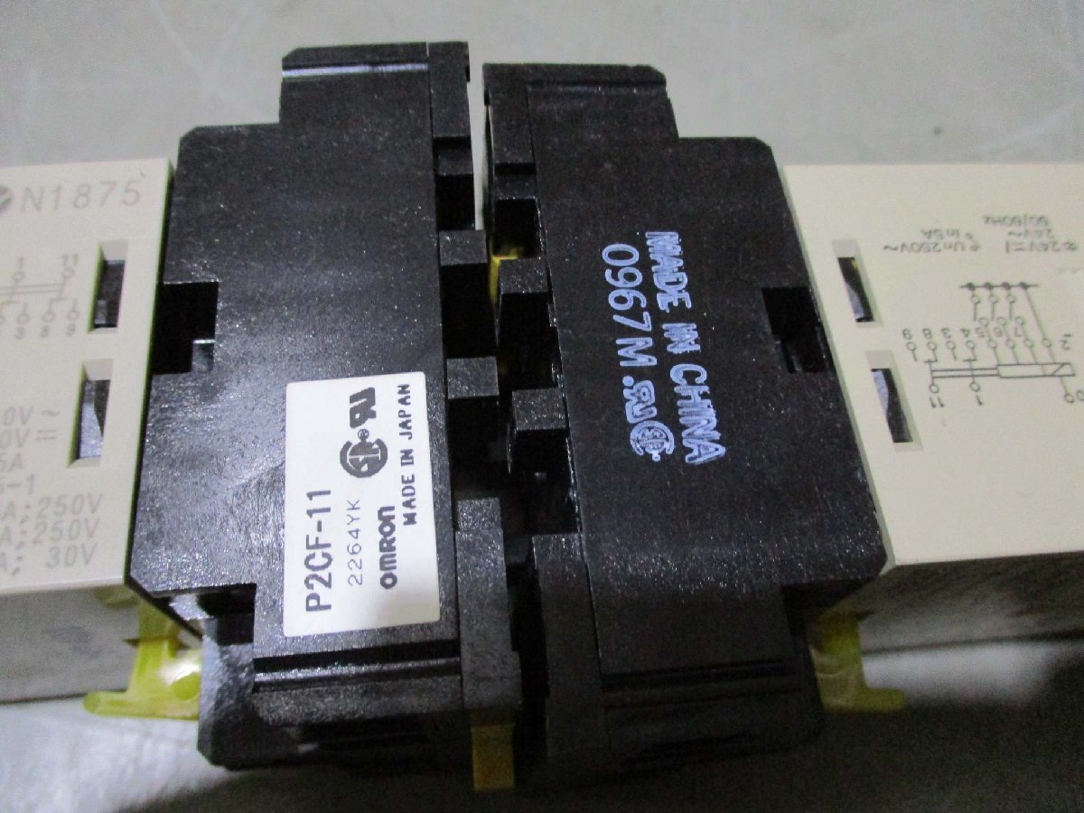 中古 OMRON solid state timer H3CR-A ソリッドステートタイマ 2個 (JAGR51014C008)_画像3