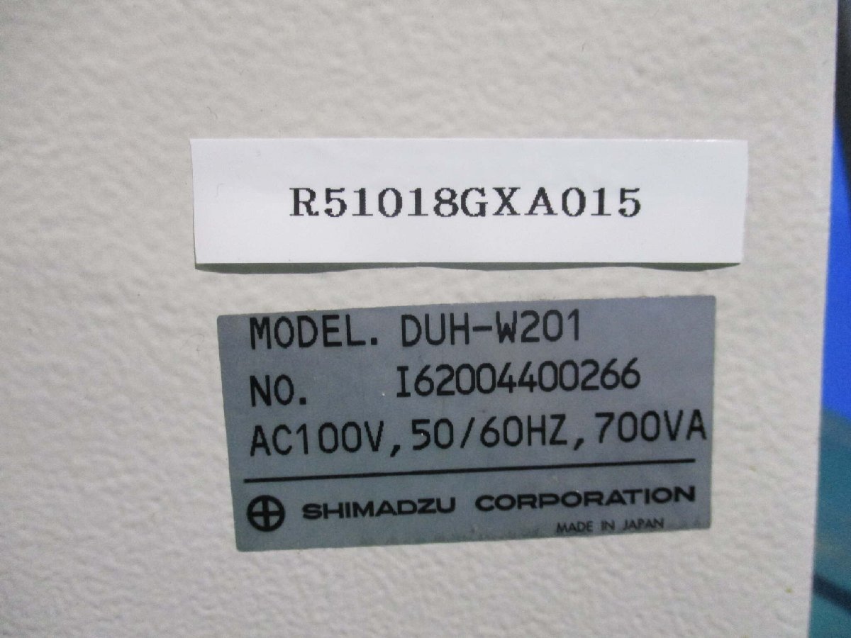 中古 SHIMADZU DUH-W201 超微小硬度計＜送料別＞ (R51018GXA015)_画像6