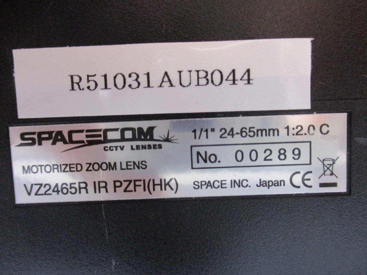 中古 HITACHI CAMERA KP-FM220WCL/MOTORIZED ZOOM LENS VZ2465R IR PZFI(HK)/J14J00530-00-A (R51031AUB044)_画像8