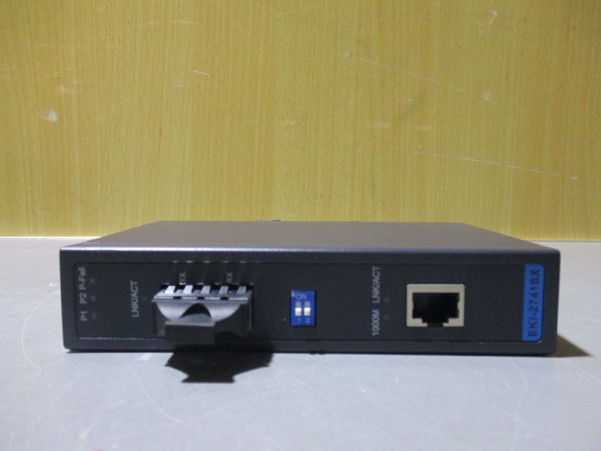 新古 ADVANTECH EKI-2741SX 産業用メディアコンバータ (R50930EGB023)_画像5