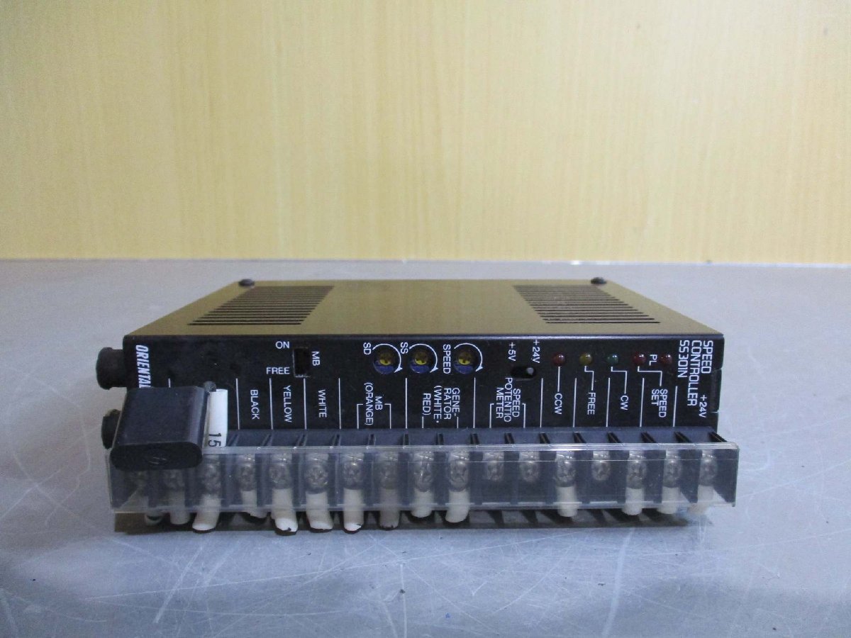 中古 ORIENTA MOTOR SPEED CONTROLLER SS301N スピードコントロール (LBHR51010B068)_画像4