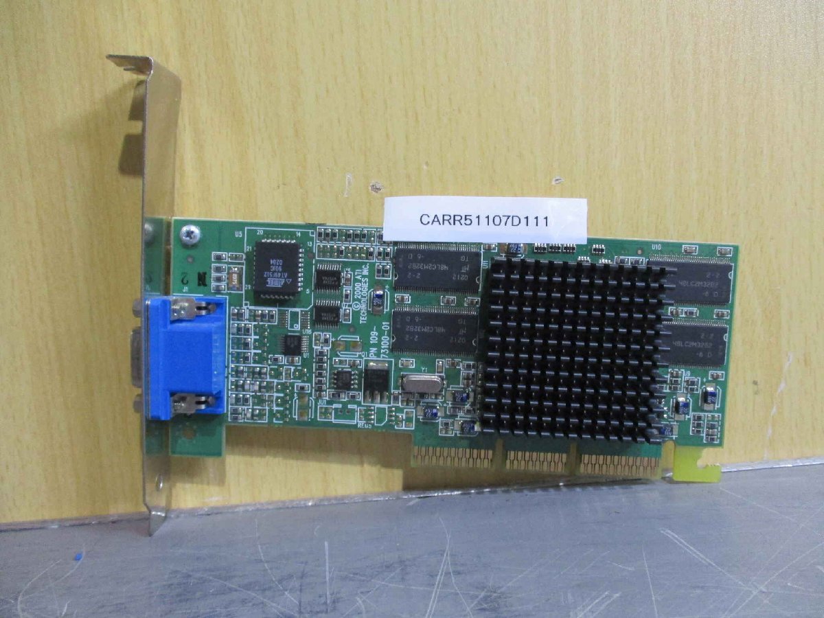 中古 TECHNOLOGIES 109-73100-01 RAGE 128 PRO ビデオカード (CARR51107D111)_画像1