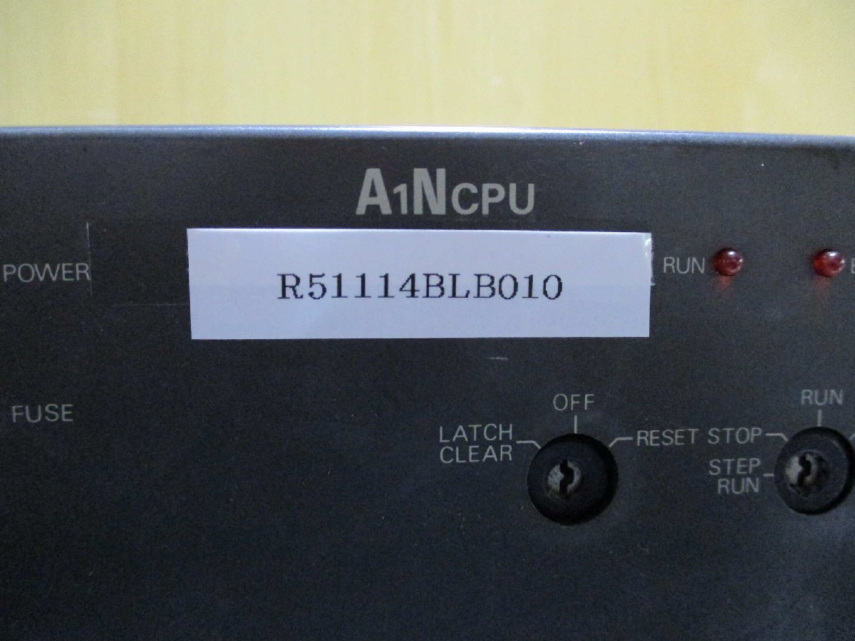 中古 MITSUBISHI A1NCPU シーケンサ CPUユニット (R51114BLB010)_画像1