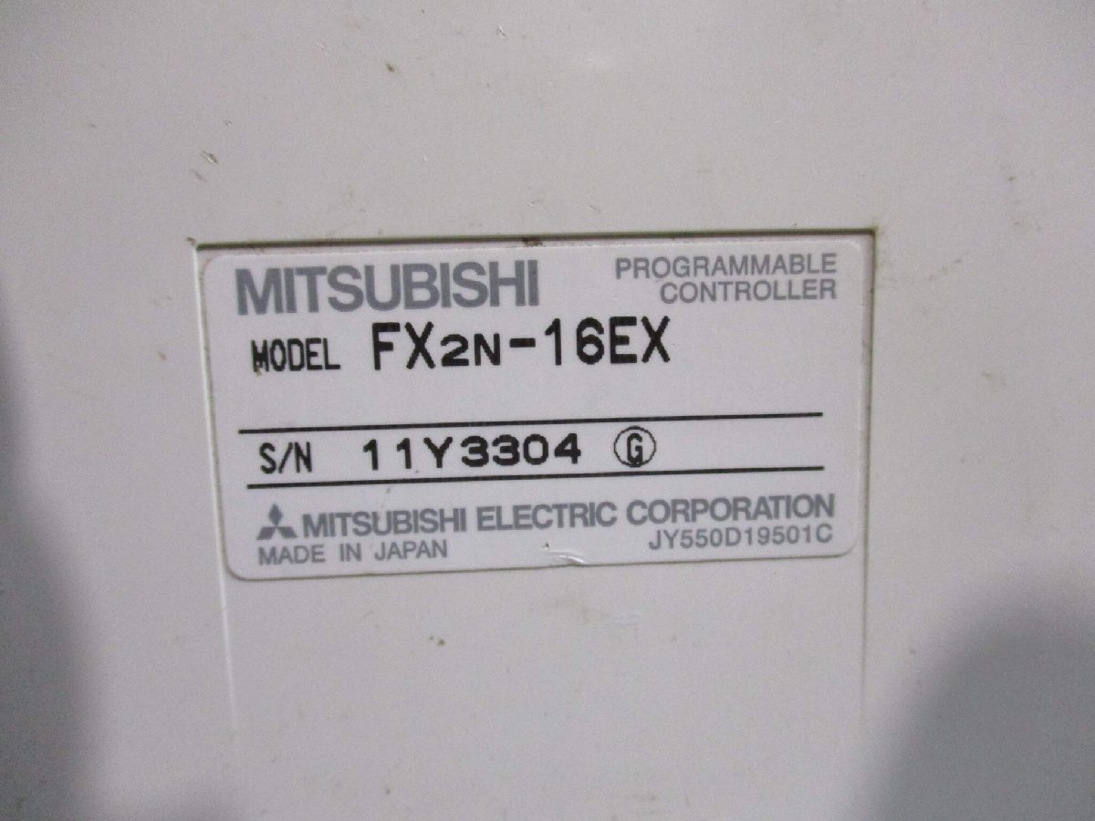 中古 MITSUBISHI FX3U-128MR/ES マイクロシーケンサ (BAJR51028C059)_画像6
