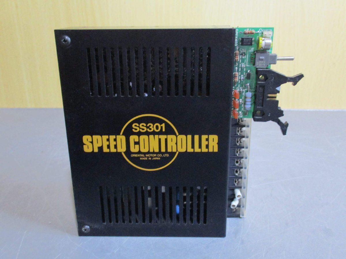 中古 ORIENTA MOTOR SPEED CONTROLLER SS301N スピードコントロール (LBHR51028B207)_画像3