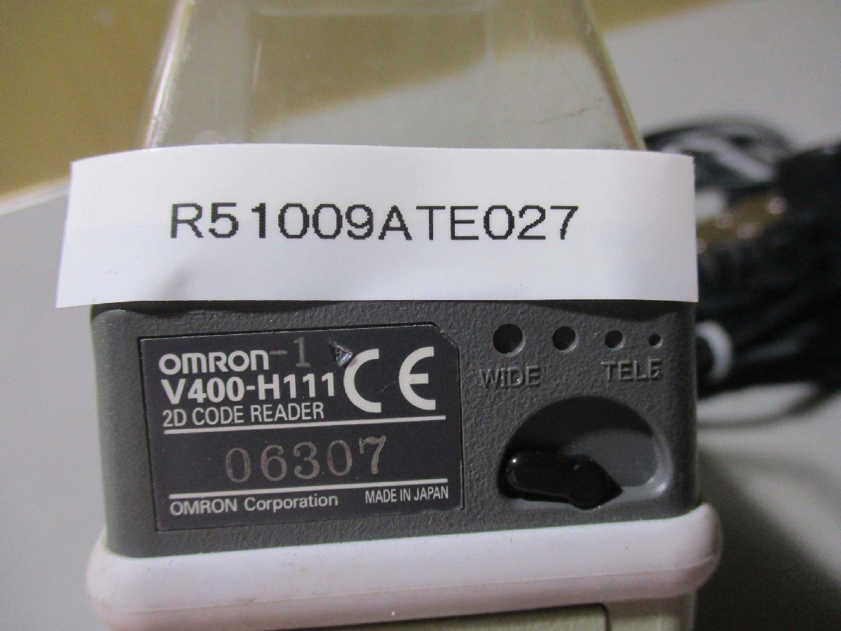 中古OMRON V400-H111 2D CODE READER/SCANNER CABLE V400-W22-2M(R51009ATE027)_画像8