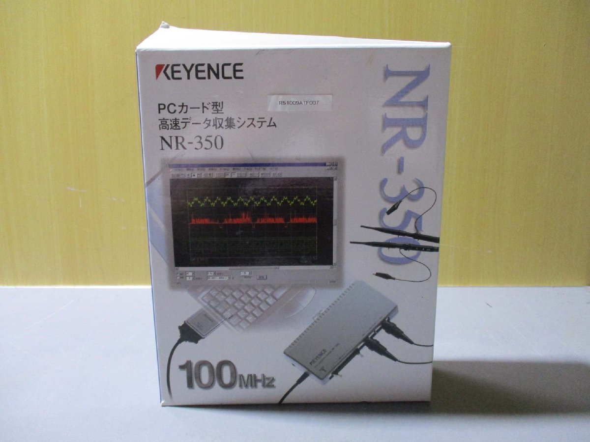 新古KEYENCE PCカード型高速データ収集システム NR-350(R51009ATF007)_画像1