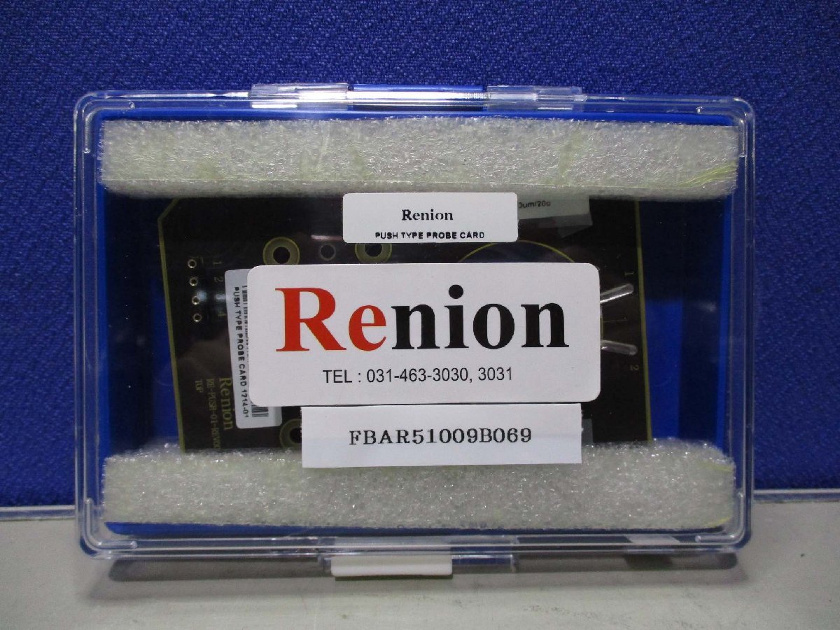 新古RENION PUSH TYPE PROBE CARD RE-PUSH-01-REV00(FBAR51009B069)_画像1