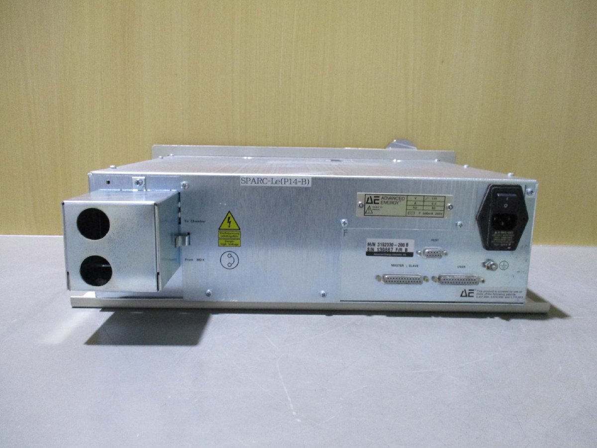 中古Advanced Energy Sparc-le V Pulsing Power Supply 通電OK(PAPR51011C001)_画像5