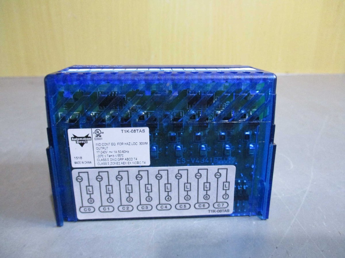 新古 AUTOMATION DIRECT T1K-08TAS Terminator Discrete Output Module (FARR51110B067)_画像4