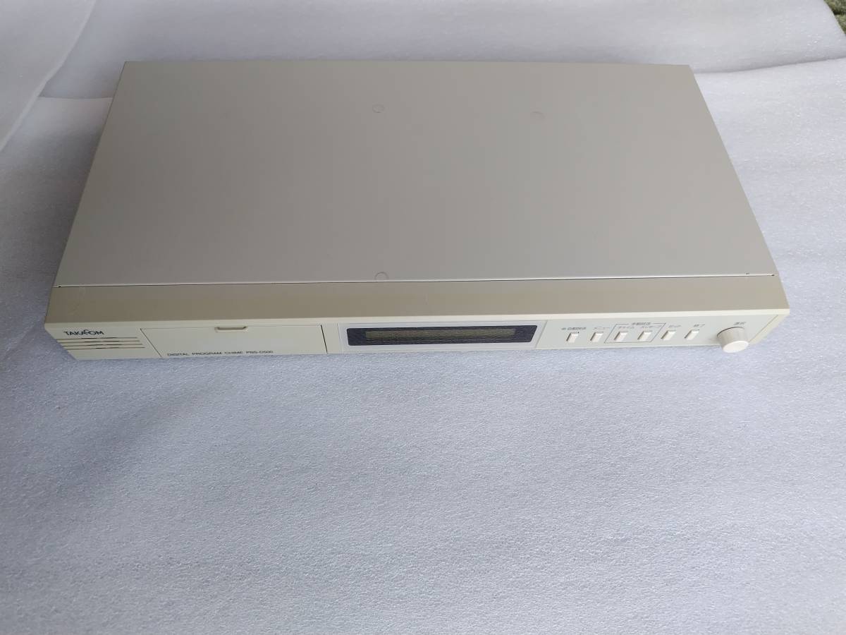 タカコム TAKACOM 自動放送機能付プログラムチャイム PBS-D500 中古動作品 放送設備_画像4