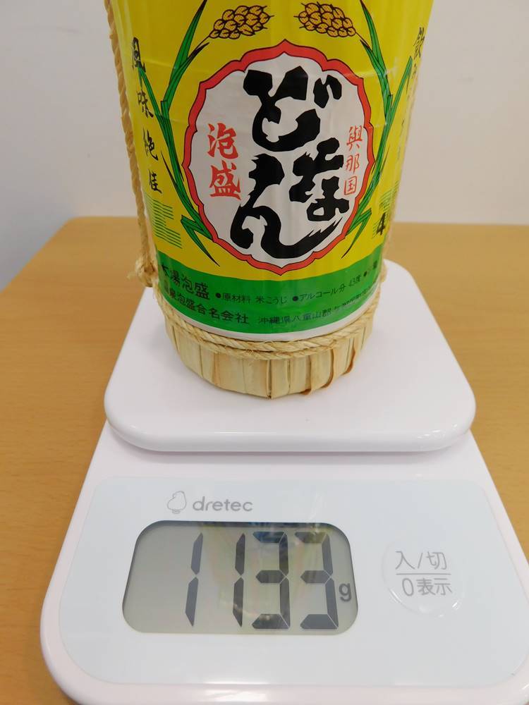 どなん　本場泡盛　与那国名産　国泉泡盛合名会社　600ml／43％　古酒_画像9