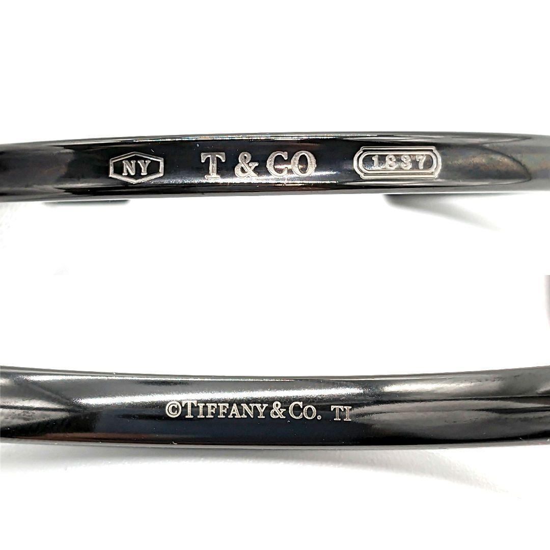 TIFFANY&Co ティファニー 1837 ナロー TI ブラック チタン カフ TIFFANY&Co ティファニー 1837 ナロー TI ブラック チタン カフ