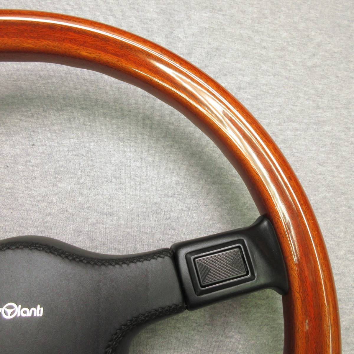 { Corsa super corsa super} black leather & wood rim ver 36φ[G6]USED small scratch just a little only ultimate beautiful! high so Showa era no start rujik* four meru fan also! rare article 