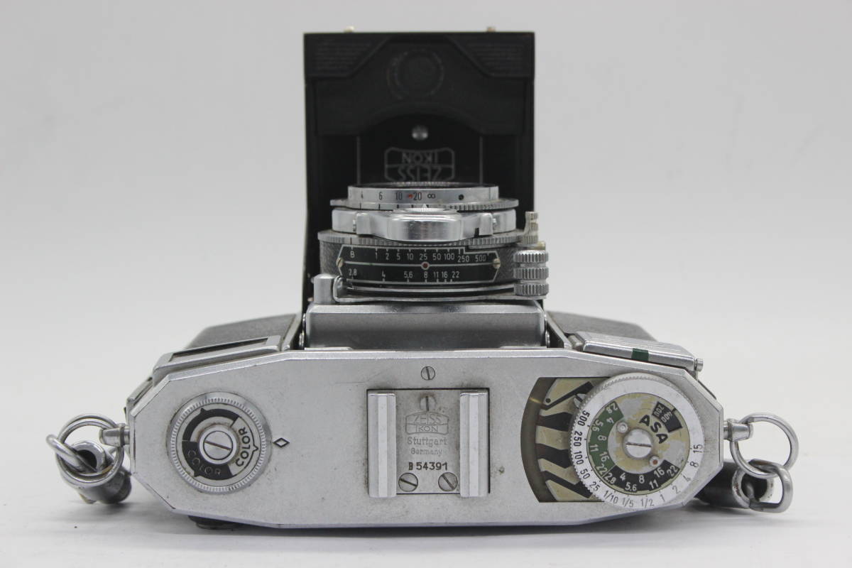 【訳あり品】 ツァイスイコン Zeiss Ikon Contessa Zeiss-Opton Tessar 45mm F2.8 蛇腹カメラ s4166の画像6