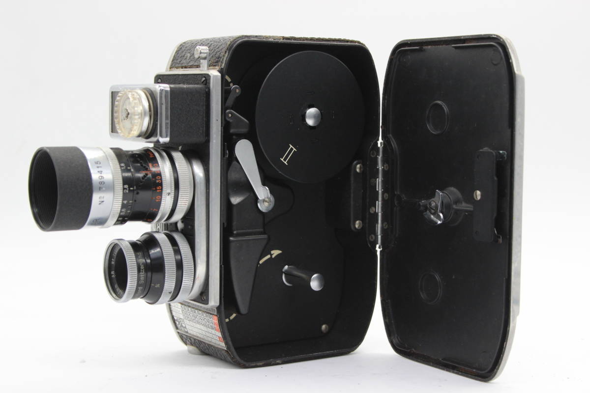 【返品保証】 Paillard Bolex 8L Switar Kern-paillard 12.5mm F1.5 / 36mm F1.8 8ミリカメラ s4782_画像8