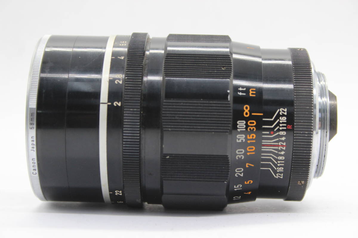返品保証】 キャノン Canon Lens 100mm F2 ライカLマウント 返品保証】 キャノン Canon Lens 100mm F2 ライカLマウント